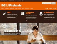 Tablet Screenshot of firelands.bgsu.edu